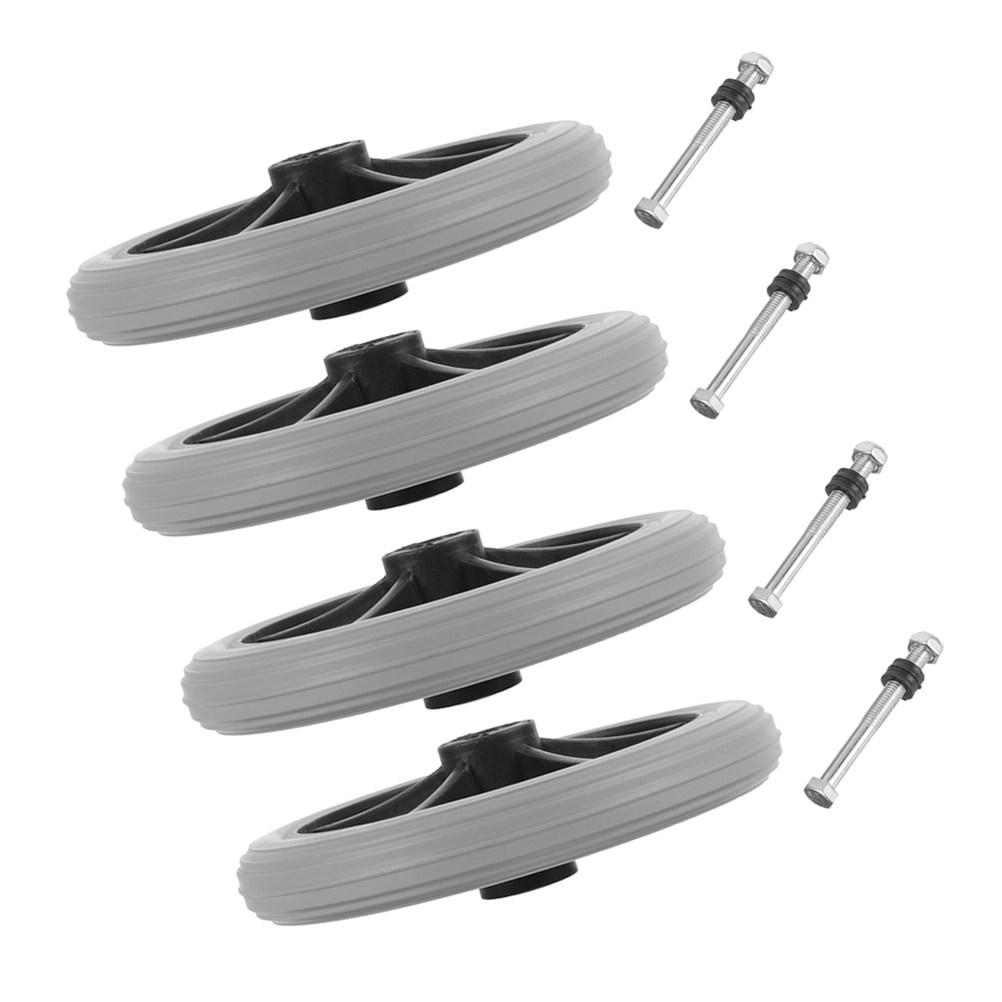 Stroller Accessories - 4 Stück Rollstuhl-Vorderräder mit Vollgummireifen, Ersatzrollen