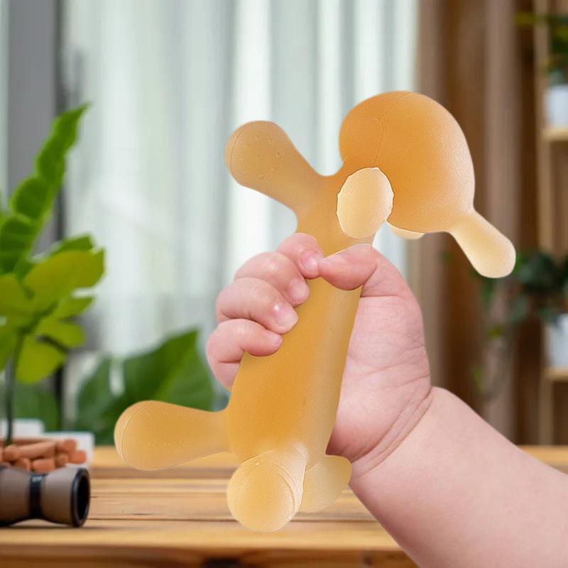 Baby Products Rabbit - 1 Stück Silikon-Beißring in Hasenform für