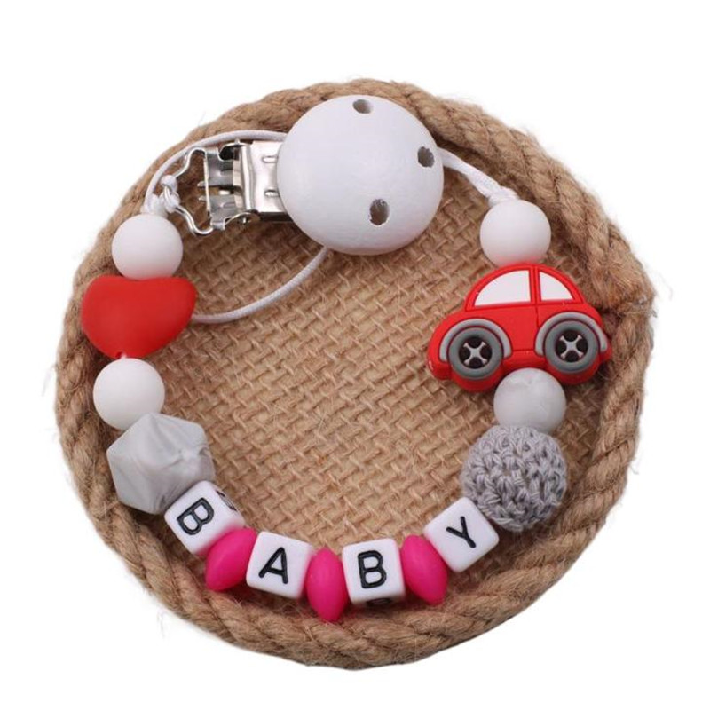 Baby Pacifier Clip - Cartoon Baby Schnuller Clips Kette Angepasst