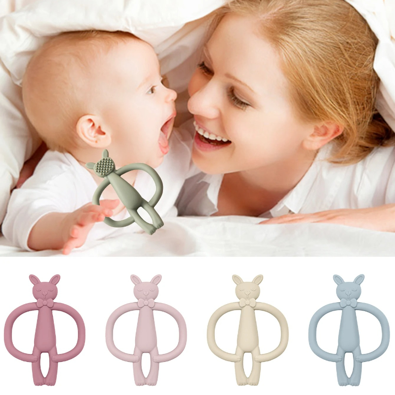 Farbe Kinder 1PC Silikon Beißr – Baby Products Rabbit Bewertung und Preis