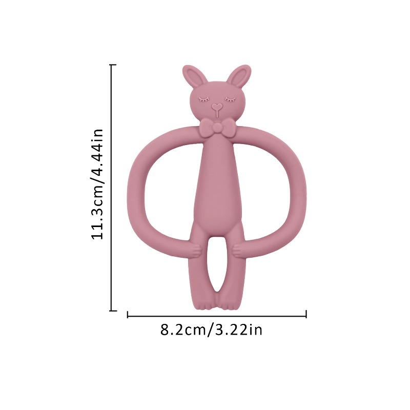 Farbe Kinder 1PC Silikon Beißr – Baby Products Rabbit Bewertung und Preis