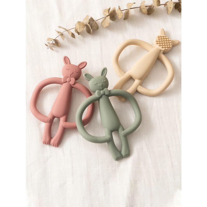 Farbe Kinder 1PC Silikon Beißr – Baby Products Rabbit Bewertung und Preis