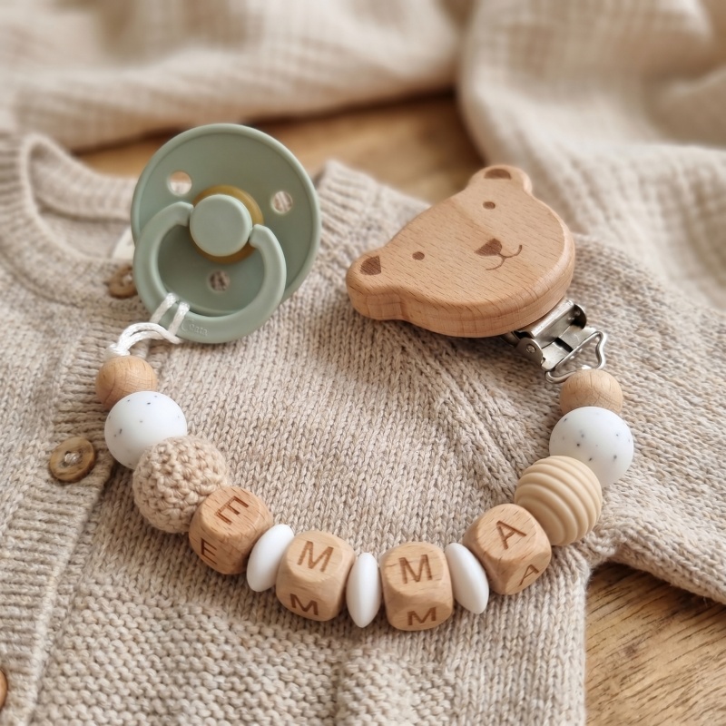 Personalisierter Schnullerclip – Baby Pacifier Clip Bewertung und Preis